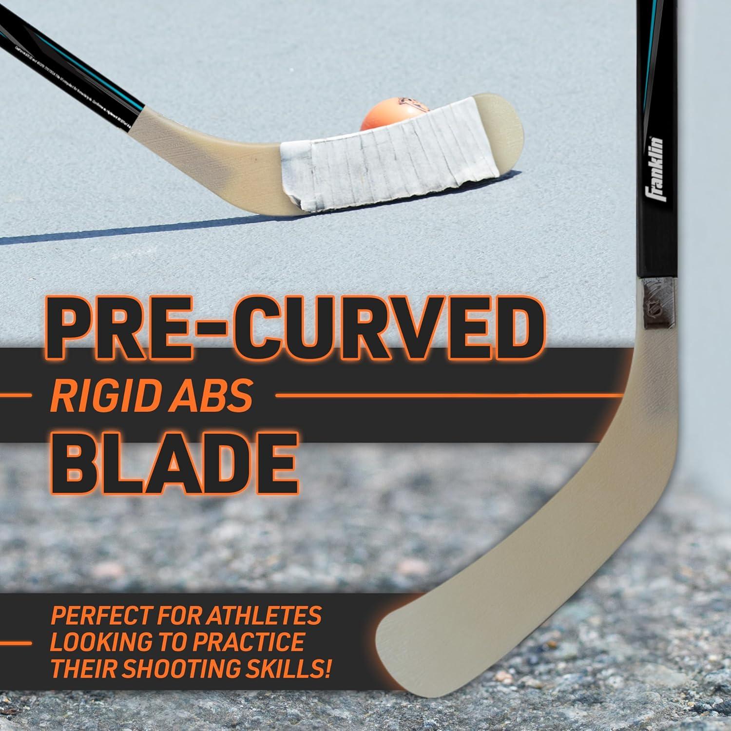 imageFranklin Sports NHL Kids Street Hockey Sticks Youth Junior Senior Sticks Right Left Handed 40quot 48quot 56quotWhiteBlackBlue