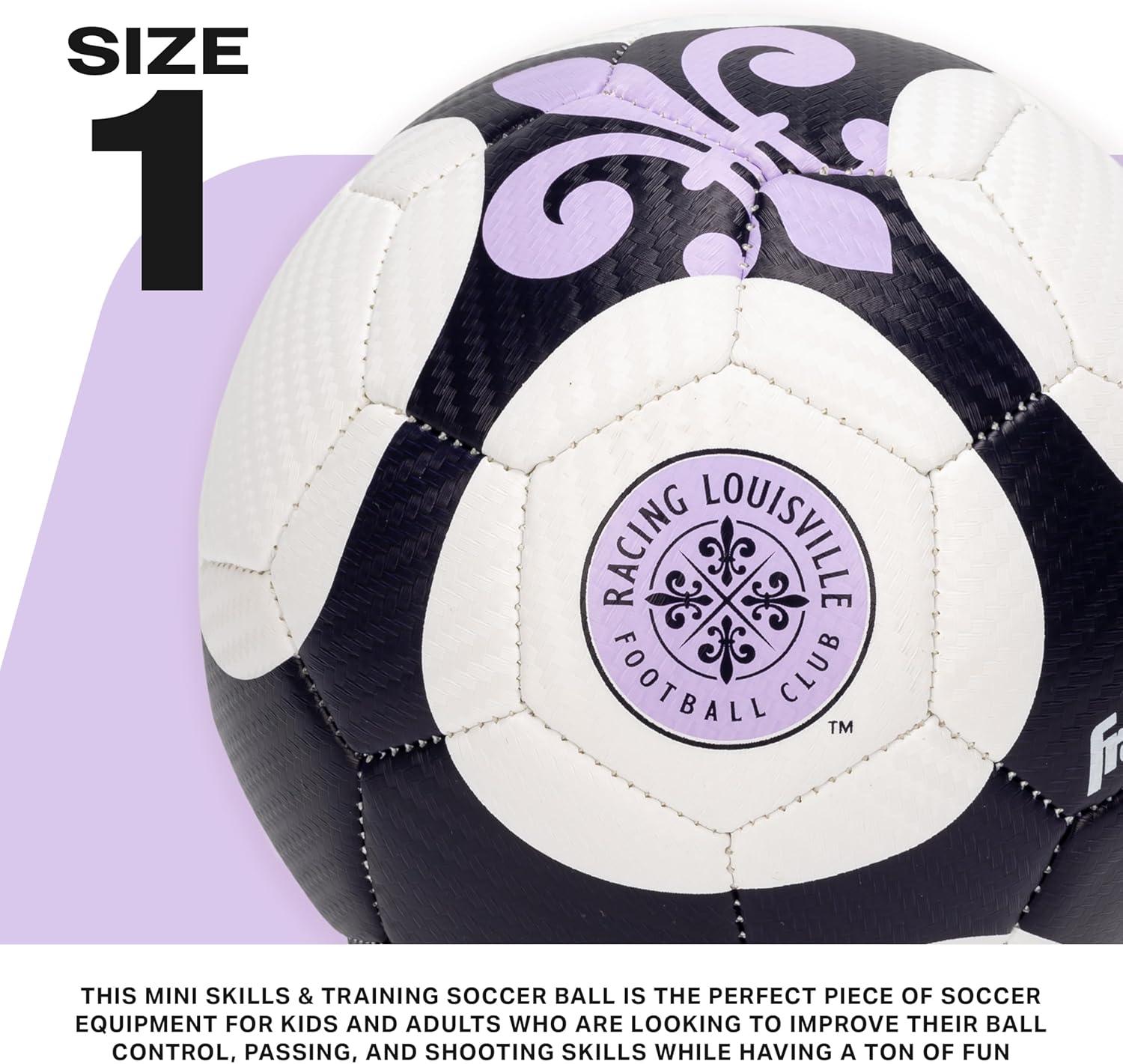 imageFranklin Sports NWSL Team Soccer Balls Soccer Balls for Kids Adults Boys Girls Soccer Balls Official NWSL Team Soccer Ball Available in Official Size 5 or Mini Size 1Racing Louisville FC