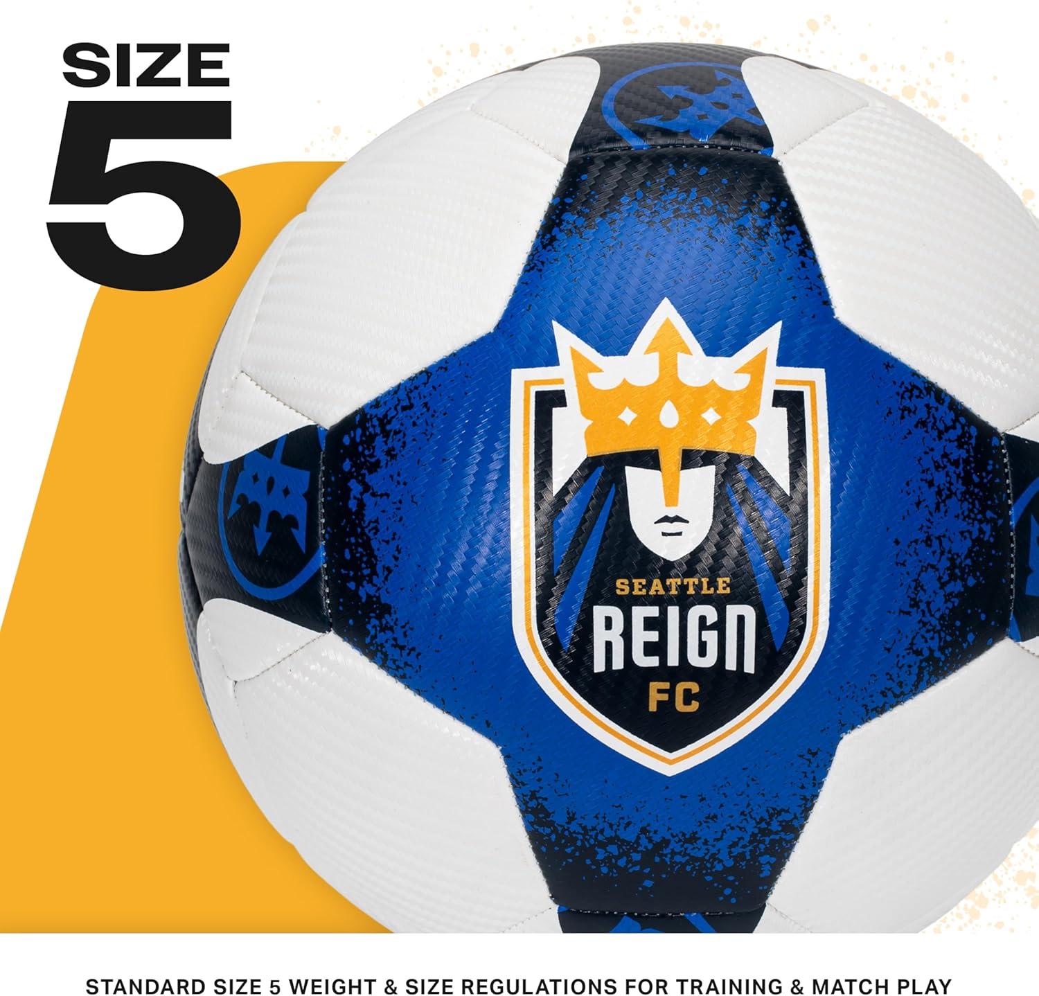 imageFranklin Sports NWSL Team Soccer Balls Soccer Balls for Kids Adults Boys Girls Soccer Balls Official NWSL Team Soccer Ball Available in Official Size 5 or Mini Size 1Seattle Reign FC