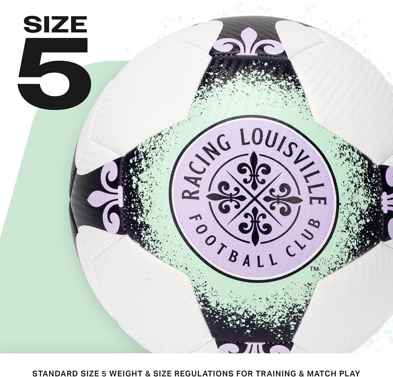 imageFranklin Sports NWSL Team Soccer Balls Soccer Balls for Kids Adults Boys Girls Soccer Balls Official NWSL Team Soccer Ball Available in Official Size 5 or Mini Size 1Racing Louisville FC