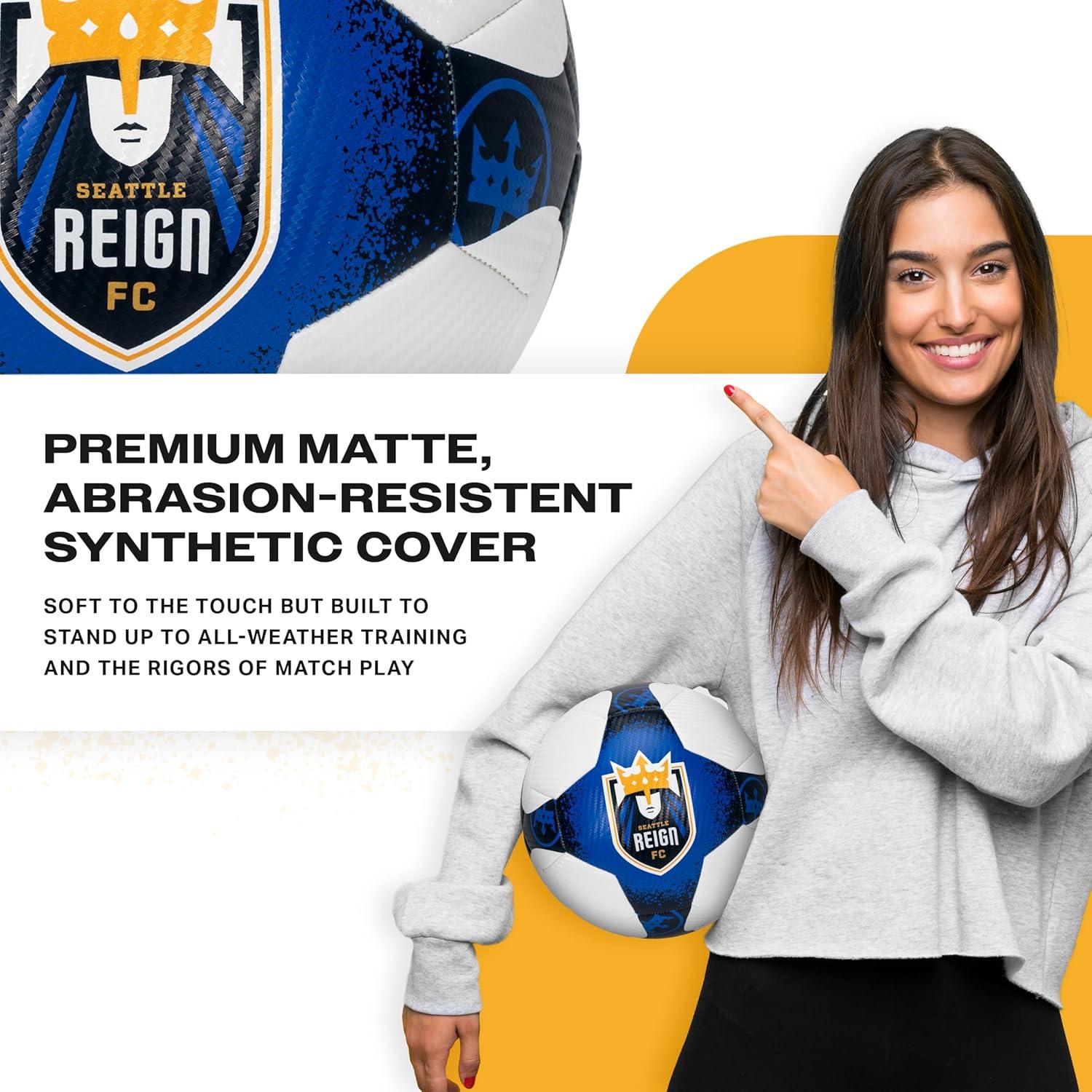 imageFranklin Sports NWSL Team Soccer Balls Soccer Balls for Kids Adults Boys Girls Soccer Balls Official NWSL Team Soccer Ball Available in Official Size 5 or Mini Size 1Seattle Reign FC