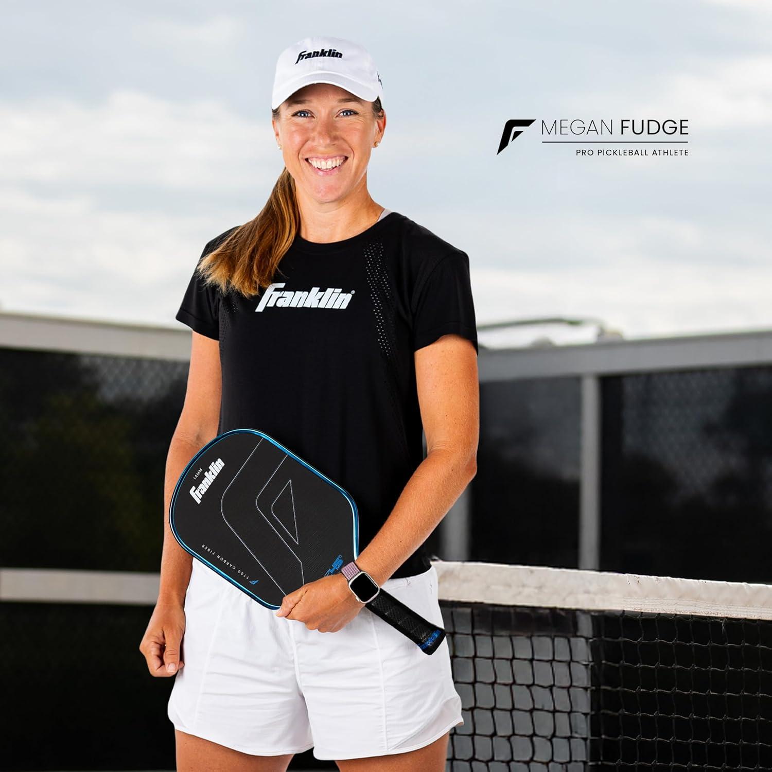 imageFranklin Sports PRO Pickleball Paddles C45 Carbon Fiber Series Official USAP UPA Approved Pro Player DesignBlue