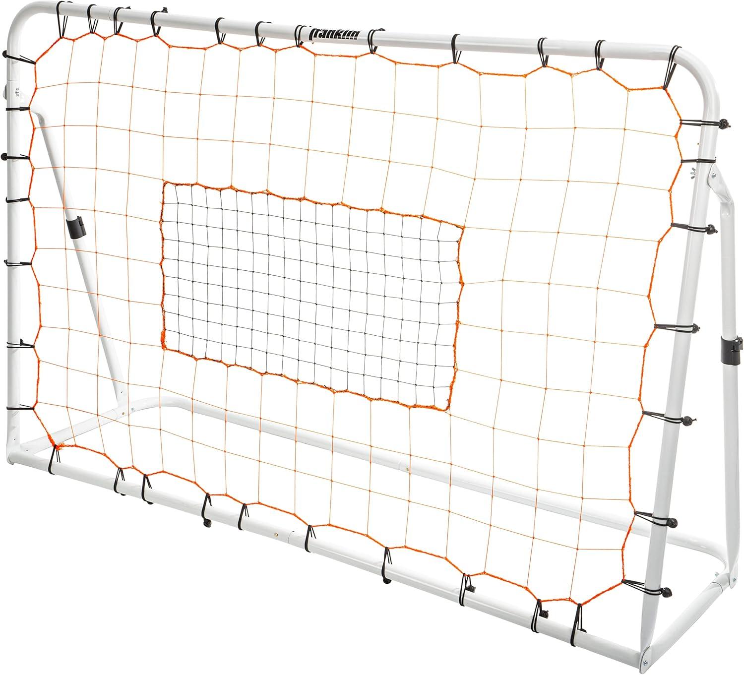 imageFranklin Sports Soccer Rebounder Tournament Steel Rebounding Net Perfect for Backyard Practice and Training 12 x 6 ampamp 6 x 46 x 4 White