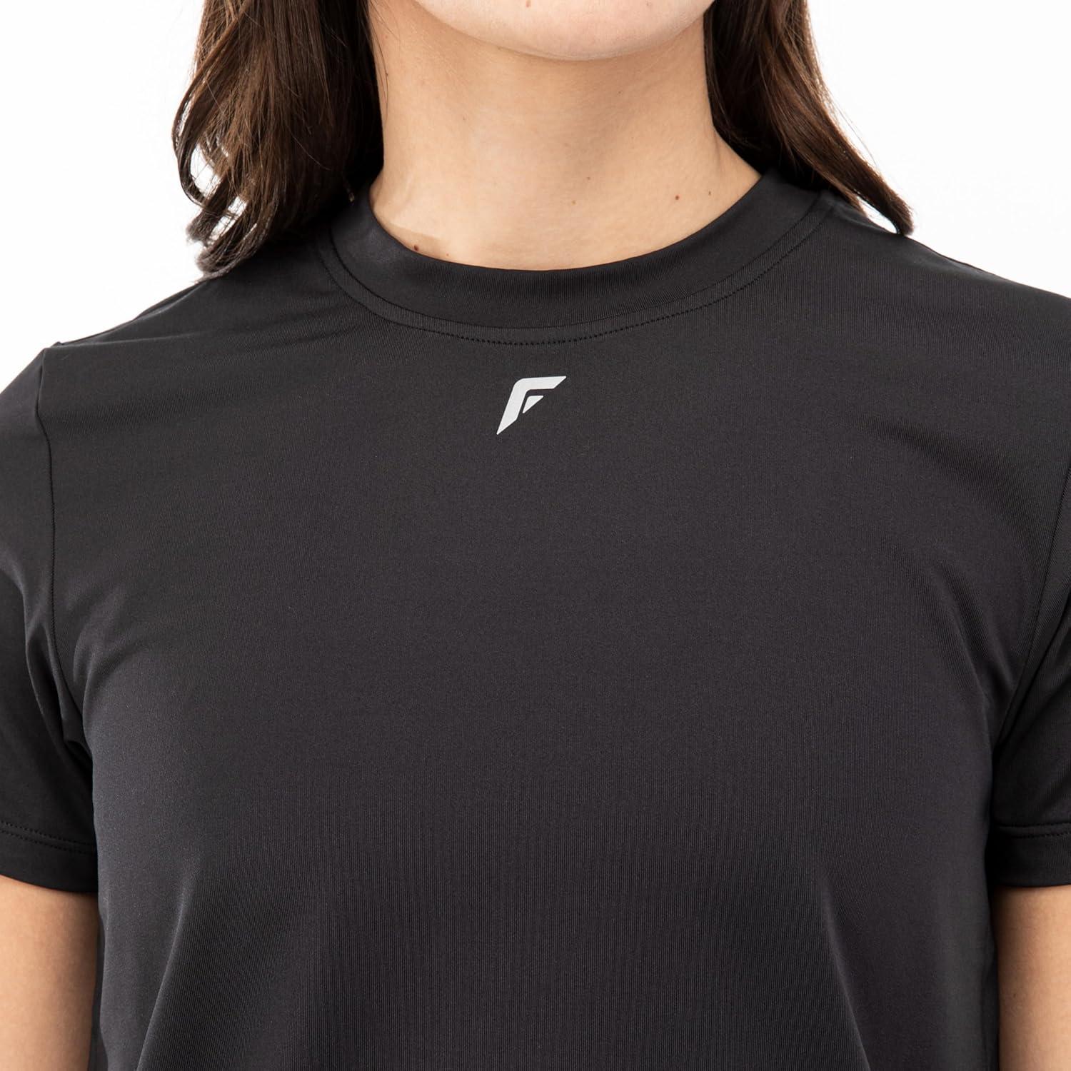 imageFranklin Sports Womens Active Performance Pickleball Top Short Sleeve TShirt Running Yoga Gym Lifestyle TeeBlack