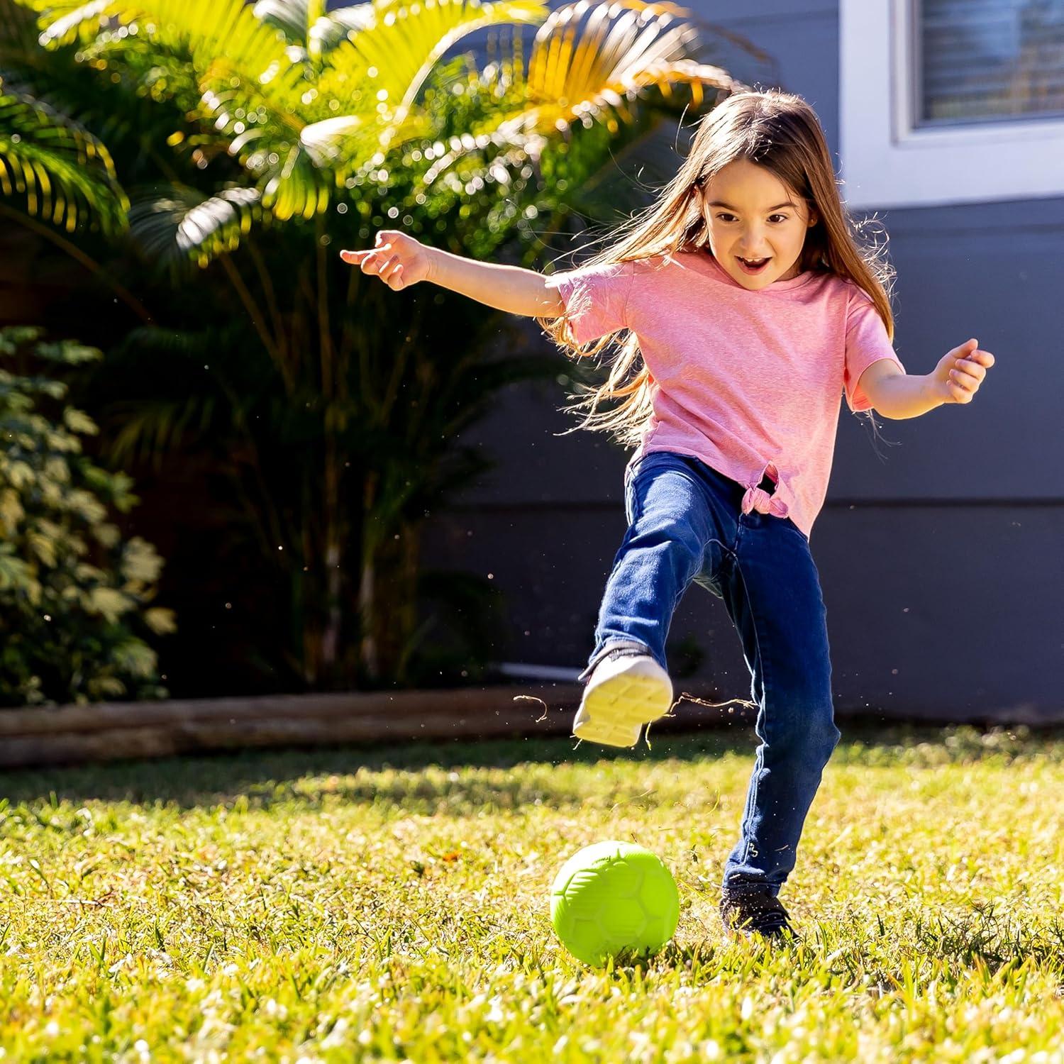 imageNerf Mini Foam Sports Ball Set Foam Football Soccer Ball Basketball Set Soft Foam Sports Set for KidsOrangeGreenBlue