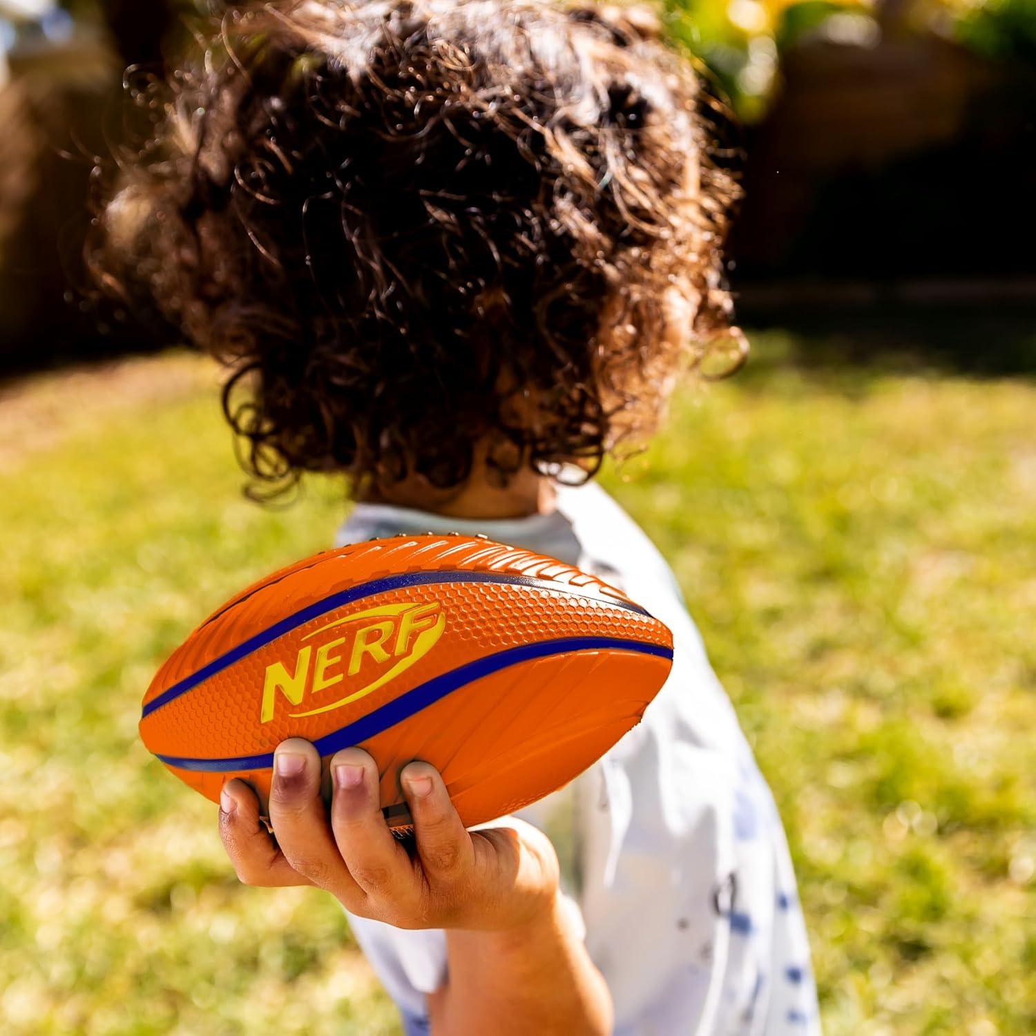 imageNerf Mini Foam Sports Ball Set Foam Football Soccer Ball Basketball Set Soft Foam Sports Set for KidsOrangeGreenBlue