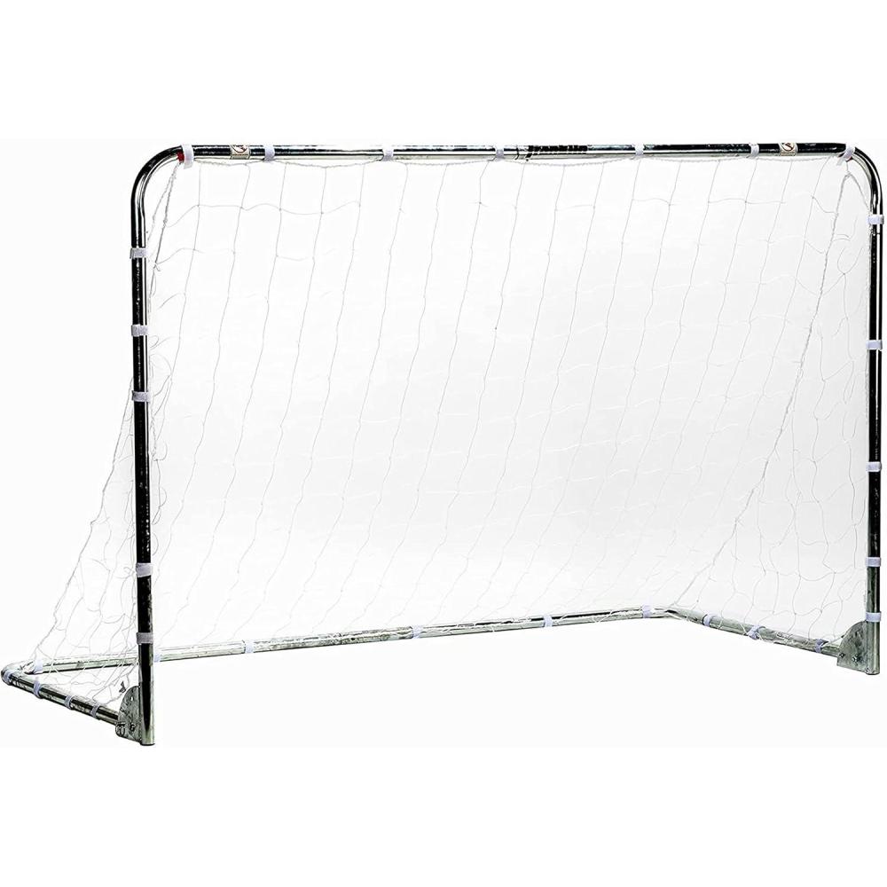 imageFranklin Sports Competition Soccer Goals  Backyard Portable Steel Soccer Goals  Adult  Youth Soccer Goal with Net  Ground Stakes Included  Multiple Sizes  ColorsSilver