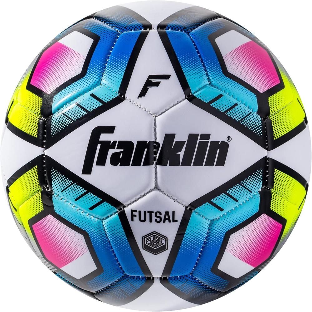 imageFranklin Sports Futsal Ball Official Size Futsal Soccer Ball Indoor and Outdoor Size 3 Junior and Size 4 Official4