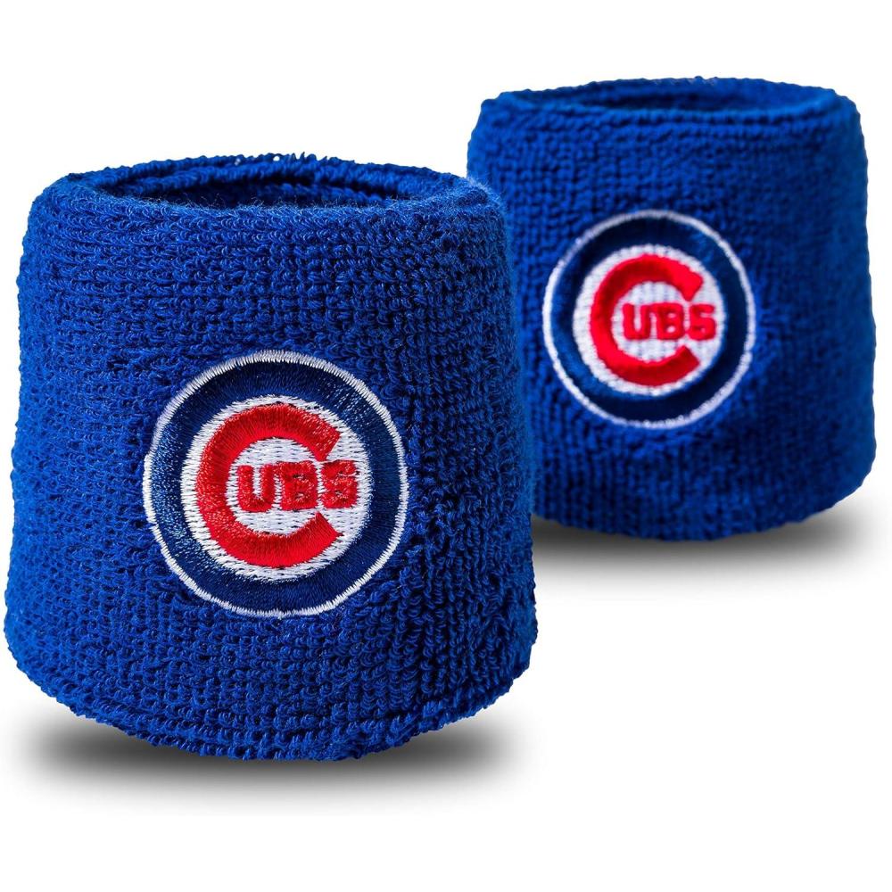 imageFranklin Sports MLB Team Licensed Baseball Wristbands  MLB Team Logo Sweat Wristbands  Great for Costumes  Uniforms  PairTexas Rangers