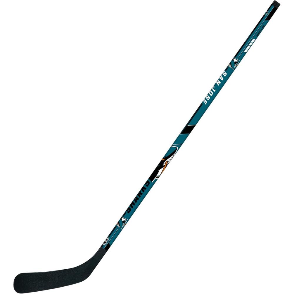 imageFranklin Sports NHL Team 48quot Vinyl Street Hockey StickSan Jose Sharks