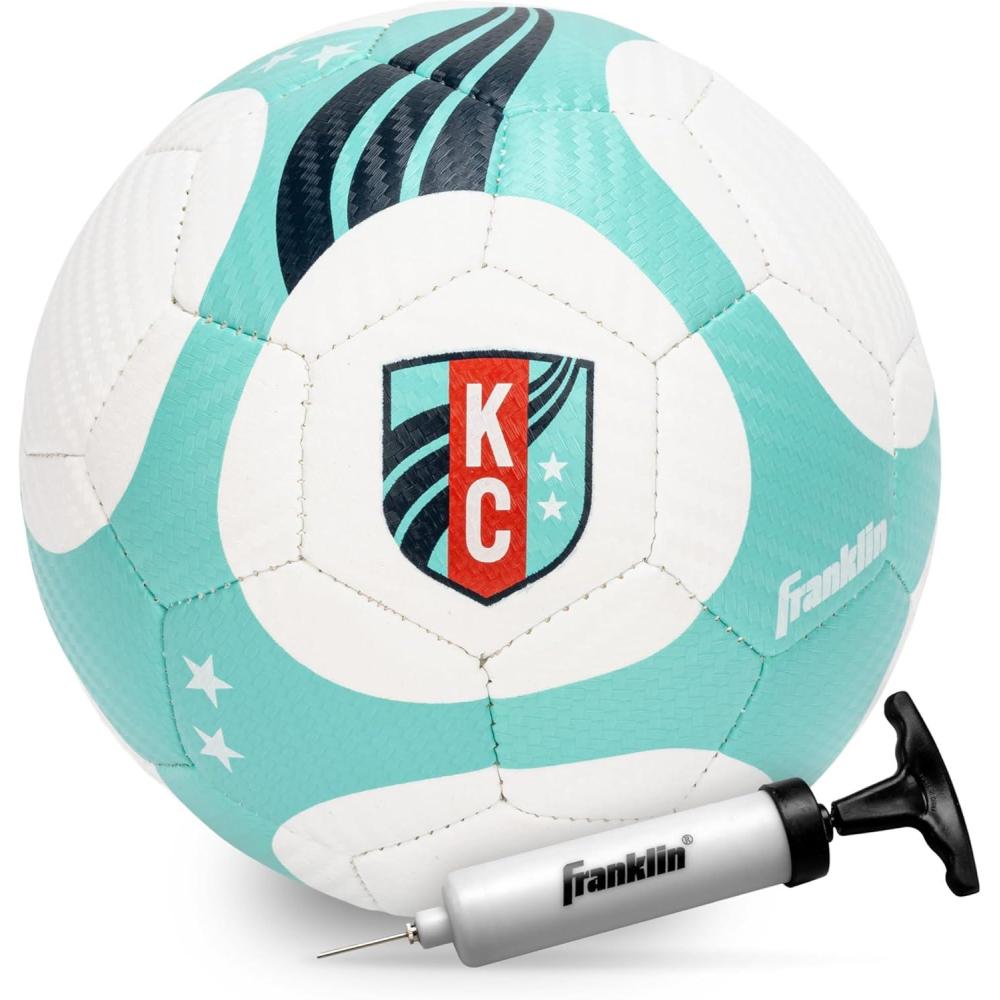 imageFranklin Sports NWSL Team Soccer Balls Soccer Balls for Kids Adults Boys Girls Soccer Balls Official NWSL Team Soccer Ball Available in Official Size 5 or Mini Size 1Kansas City Current