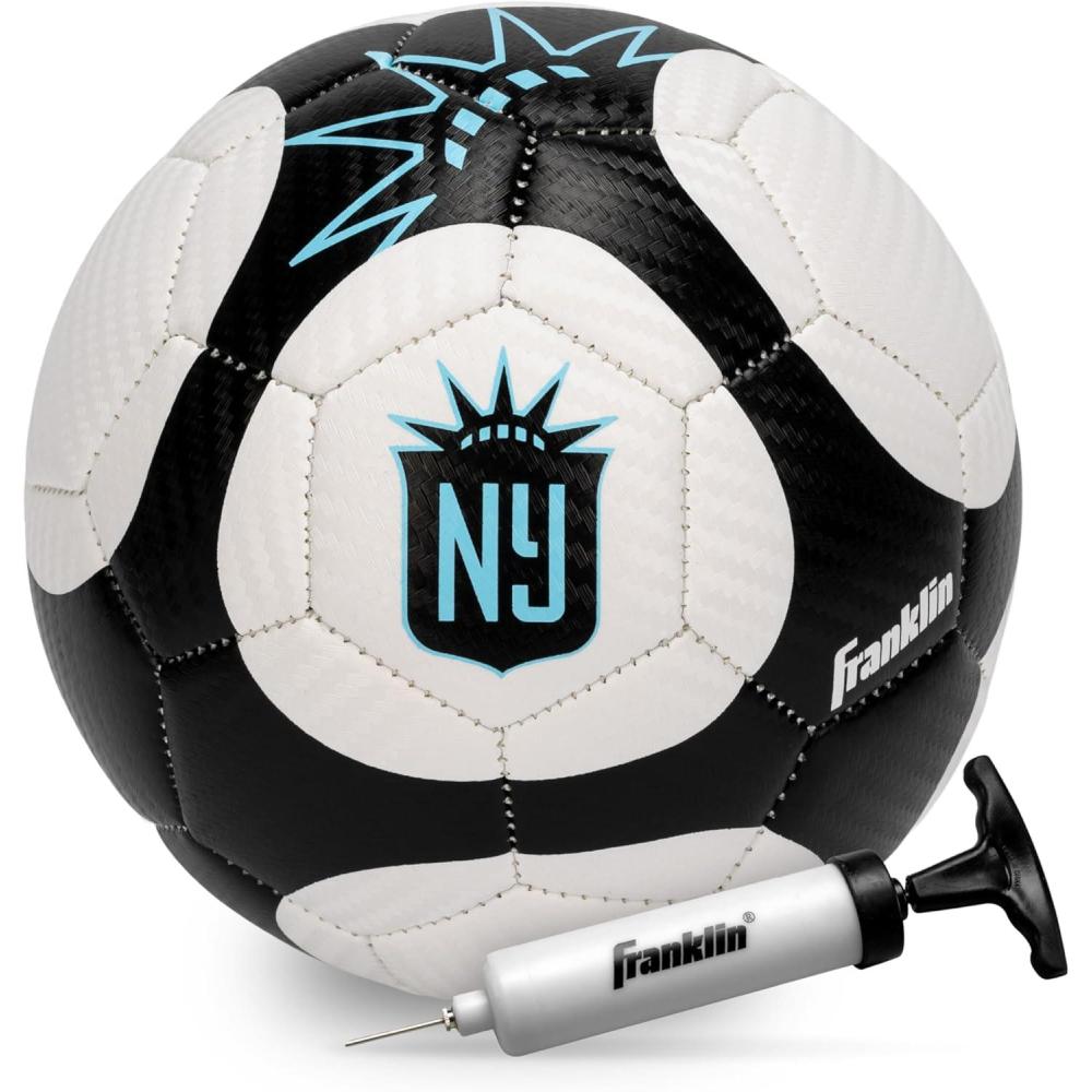 imageFranklin Sports NWSL Team Soccer Balls  Soccer Balls for Kids  Adults  Boys  Girls Soccer Balls  Official NWSL Team Soccer Ball  Available in Official Size 5 or Mini Size 1NJNY Gotham FC