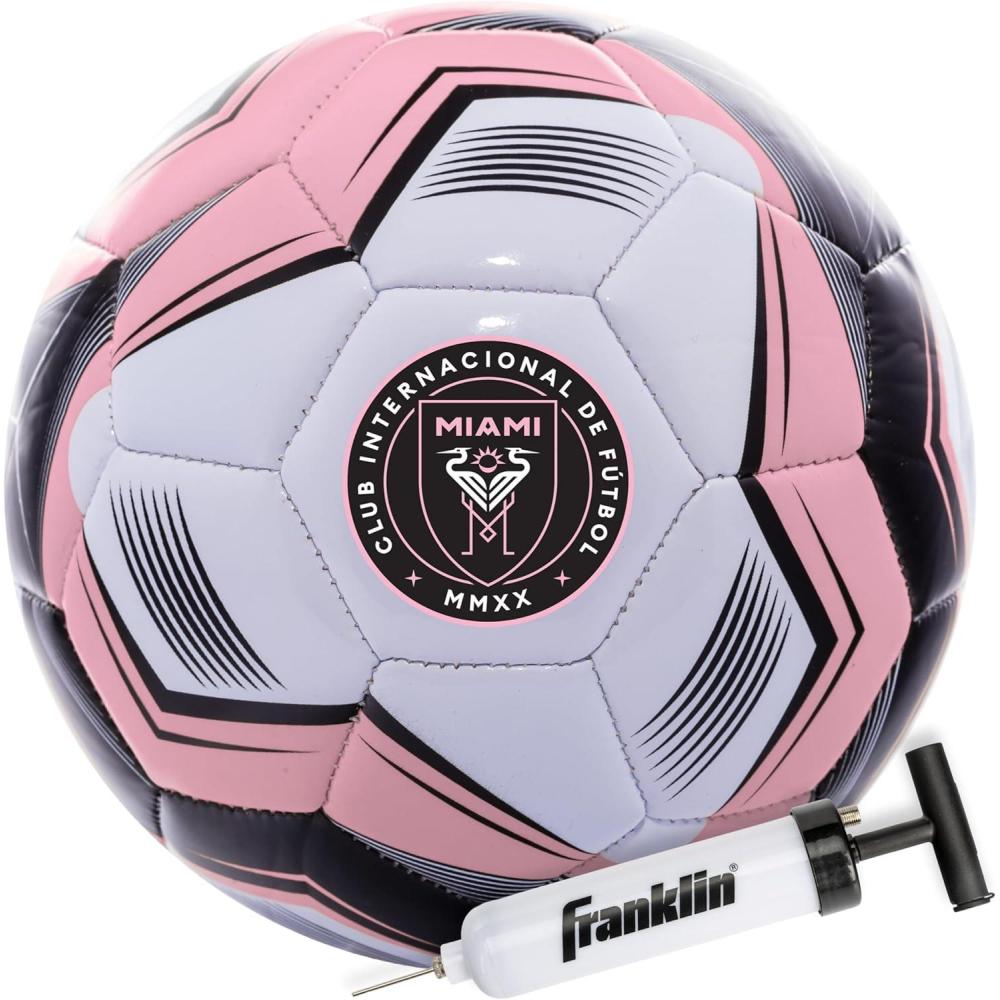 imageFranklin Sports Official MLS Team Soccer Balls  Official Size 5 Soccer Balls  Regulation Size  Weight Soccer Ball for Kids  Adults  Boys  Girls Soccer Ball  Air Pump IncludedMiami FC 2