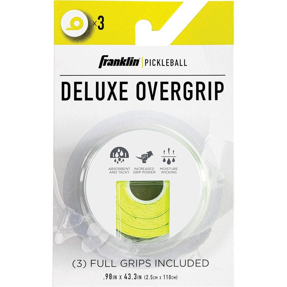 imageFranklin Sports Pickleball Paddle Overgrips  Provides Extra Grip  Slight Tackiness  Durable ampamp StrongOptic