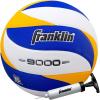 imageFranklin Sports 9000 Indoor Volleyball  Official Size and Weight Volleyball  Advanced Performance  Premium Soft Cover and Bounce  Air Pump Included White