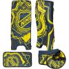 imageFranklin Sports Kids Street Hockey Goalie Pads Set  Youth Mini  Street Hockey Goalie Gear  Junior Blocker Glove  Pads  Adjustable Kids Street Hockey Equipment  Youth MediumBlackOptic Yellow