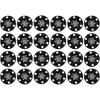 imageFranklin Sports NHL Street Roller Hockey Pucks  Pro Commander Outdoor Roller Hockey Pucks for Practice  Training  Outdoor Hockey Street Pucks with Rollers  24 Bulk Packs 6 Packs  Single PucksBlack  Pack of 24