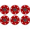 imageFranklin Sports NHL Street Roller Hockey Pucks  Pro Commander Outdoor Roller Hockey Pucks for Practice  Training  Outdoor Hockey Street Pucks with Rollers  24 Bulk Packs 6 Packs  Single PucksRed  Pack of 6