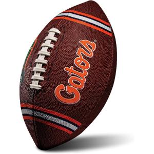 Franklin Sports Kids NCAA Youth Football – Official College Team Football with Team Logos – Junior Size(Florida Gators)