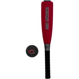 Franklin Sports MLB Jumbo Foam Baseball Bat + Ball Sets – Kids Oversize Foam Baseball Bats + Soft Baseballs – Indoor + Outdoor Youth Baseball Toy – MLB Team Baseball Bat + Ball Sets(Cincinnati Reds)