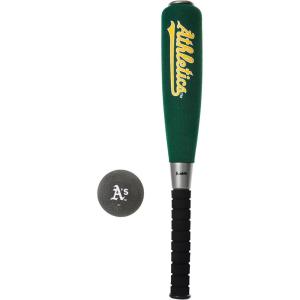 Franklin Sports MLB Jumbo Foam Baseball Bat + Ball Sets – Kids Oversize Foam Baseball Bats + Soft Baseballs – Indoor + Outdoor Youth Baseball Toy – MLB Team Baseball Bat + Ball Sets(Oakland Athletics)