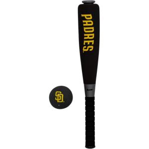 Franklin Sports MLB Jumbo Foam Baseball Bat + Ball Sets – Kids Oversize Foam Baseball Bats + Soft Baseballs – Indoor + Outdoor Youth Baseball Toy – MLB Team Baseball Bat + Ball Sets(San Diego Padres)