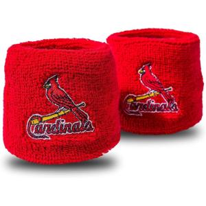 Franklin Sports MLB Team Licensed Baseball Wristbands – MLB Team Logo Sweat Wristbands – Great for Costumes + Uniforms – Pair(St. Louis Cardinals)