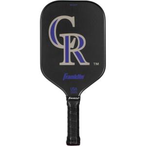Franklin Sports MLB Team Pickleball Paddles – Official MLB Baseball Team Logo + Colors Pickleball Paddles – Signature Series 13MM Pickleball Paddle with MaxGrit – USA Pickleball (USAPA) Approved(Colorado Rockies)