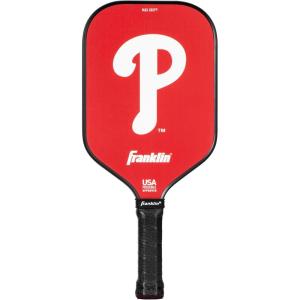 Franklin Sports MLB Team Pickleball Paddles – Official MLB Baseball Team Logo + Colors Pickleball Paddles – Signature Series 13MM Pickleball Paddle with MaxGrit – USA Pickleball (USAPA) Approved(Philadelphia Phillies)