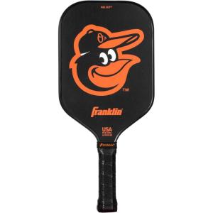 Franklin Sports MLB Team Pickleball Paddles – Official MLB Baseball Team Logo + Colors Pickleball Paddles – Signature Series 13MM Pickleball Paddle with MaxGrit – USA Pickleball (USAPA) Approved(Baltimore Orioles)