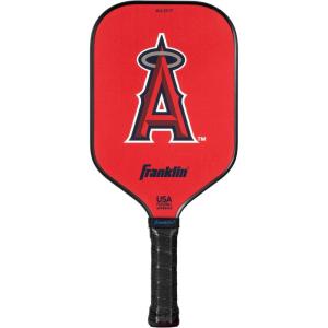Franklin Sports MLB Team Pickleball Paddles – Official MLB Baseball Team Logo + Colors Pickleball Paddles – Signature Series 13MM Pickleball Paddle with MaxGrit – USA Pickleball (USAPA) Approved(Los Angeles Angels)