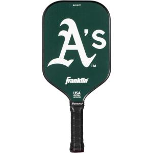 Franklin Sports MLB Team Pickleball Paddles – Official MLB Baseball Team Logo + Colors Pickleball Paddles – Signature Series 13MM Pickleball Paddle with MaxGrit – USA Pickleball (USAPA) Approved(Oakland Athletics)