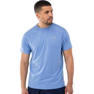 Franklin Sports Men’s Performance Pickleball T-Shirt – Workout Short Sleeve – Quick Dry Athletic Fabric(Blue)