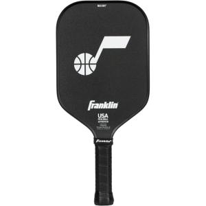 Franklin Sports NBA Team Pickleball Paddles – Official NBA Basketball Team Logo Pickleball Paddles – Signature Series 13MM Pickleball Paddle with MaxGrit – USA Pickleball (USAPA) Approved(Utah Jazz)