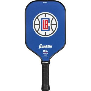 Franklin Sports NBA Team Pickleball Paddles – Official NBA Basketball Team Logo Pickleball Paddles – Signature Series 13MM Pickleball Paddle with MaxGrit – USA Pickleball (USAPA) Approved(Los Angeles Clippers)