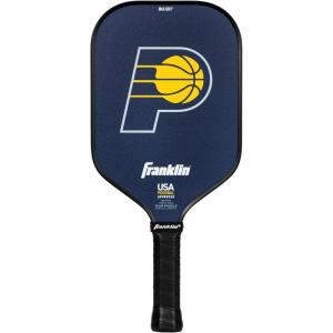 Franklin Sports NBA Team Pickleball Paddles – Official NBA Basketball Team Logo Pickleball Paddles – Signature Series 13MM Pickleball Paddle with MaxGrit – USA Pickleball (USAPA) Approved(Indiana Pacers)