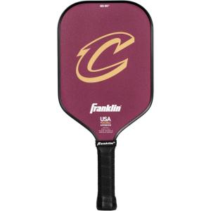 Franklin Sports NBA Team Pickleball Paddles – Official NBA Basketball Team Logo Pickleball Paddles – Signature Series 13MM Pickleball Paddle with MaxGrit – USA Pickleball (USAPA) Approved(Cleveland Cavaliers)