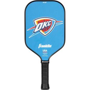 Franklin Sports NBA Team Pickleball Paddles – Official NBA Basketball Team Logo Pickleball Paddles – Signature Series 13MM Pickleball Paddle with MaxGrit – USA Pickleball (USAPA) Approved(Oklahoma City Thunder)