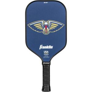 Franklin Sports NBA Team Pickleball Paddles – Official NBA Basketball Team Logo Pickleball Paddles – Signature Series 13MM Pickleball Paddle with MaxGrit – USA Pickleball (USAPA) Approved(New Orleans Pelicans)