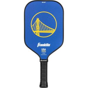 Franklin Sports NBA Team Pickleball Paddles – Official NBA Basketball Team Logo Pickleball Paddles – Signature Series 13MM Pickleball Paddle with MaxGrit – USA Pickleball (USAPA) Approved(Golden State Warriors)