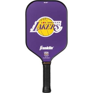 Franklin Sports NBA Team Pickleball Paddles – Official NBA Basketball Team Logo Pickleball Paddles – Signature Series 13MM Pickleball Paddle with MaxGrit – USA Pickleball (USAPA) Approved(Los Angeles Lakers)