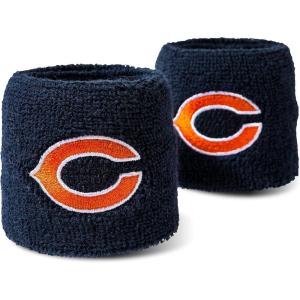 Franklin Sports NFL Team Logo Wristbands – Pair of Youth Wristbands for Costumes and Uniforms(Chicago Bears)