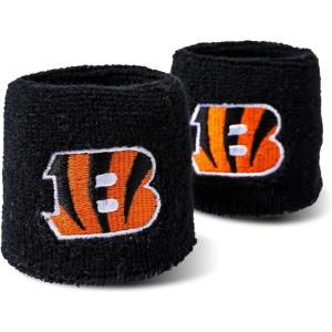 Franklin Sports NFL Team Logo Wristbands – Pair of Youth Wristbands for Costumes and Uniforms(Cincinnati Bengals)