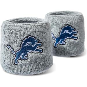 Franklin Sports NFL Team Logo Wristbands – Pair of Youth Wristbands for Costumes and Uniforms(Detroit Lions)