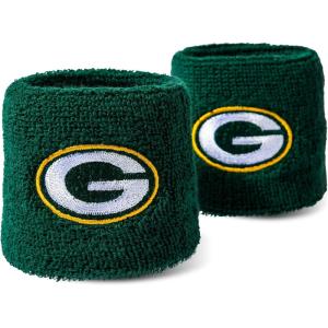 Franklin Sports NFL Team Logo Wristbands – Pair of Youth Wristbands for Costumes and Uniforms(Green Bay Packers)