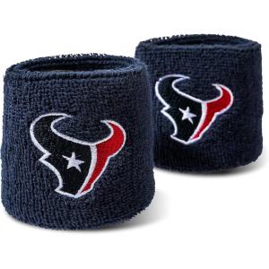 Franklin Sports NFL Team Logo Wristbands – Pair of Youth Wristbands for Costumes and Uniforms(Houston Texans)
