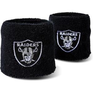 Franklin Sports NFL Team Logo Wristbands – Pair of Youth Wristbands for Costumes and Uniforms(Las Vegas Raiders)