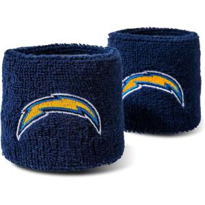 Franklin Sports NFL Team Logo Wristbands – Pair of Youth Wristbands for Costumes and Uniforms(Los Angeles Chargers)