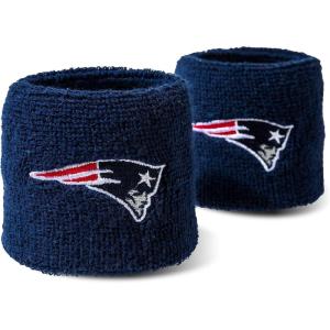 Franklin Sports NFL Team Logo Wristbands – Pair of Youth Wristbands for Costumes and Uniforms(New England Patriots)