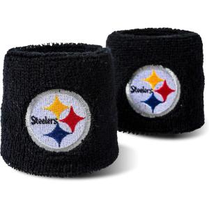 Franklin Sports NFL Team Logo Wristbands – Pair of Youth Wristbands for Costumes and Uniforms(Pittsburgh Steelers)
